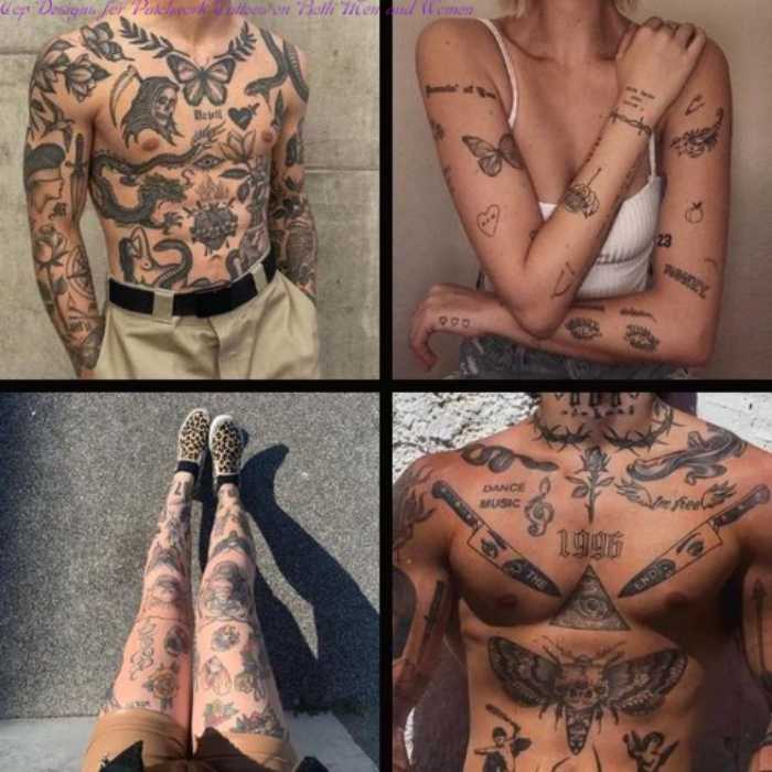 Top Designs for Patchwork Tattoos on Both Men and Women